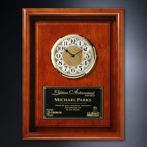 Clocks award, trophy, gift for recognition
