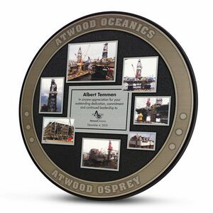 Custom, Recognition, Substrate, Wood, Metal, Crystal, Glass, Framing, Rectangle, Replica Finish, Acrylic, Base, Sculpted, Medallion, Accomplishment, Achievement, Service, Safety, Recognition