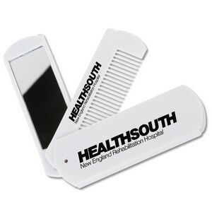 Folding, Rectangular, Handle, Reflective Panel, Looking Glass, Swivel Opening, Compact, Personal Care, Hair Care, Hair Product