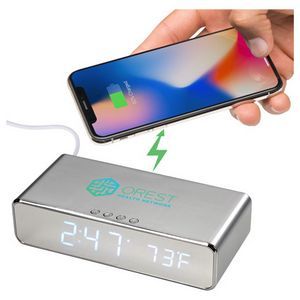 Wireless, Charger, Power Station, Clock, Smartphone, Temperature, Time Display, Power Button, 5W Wireless