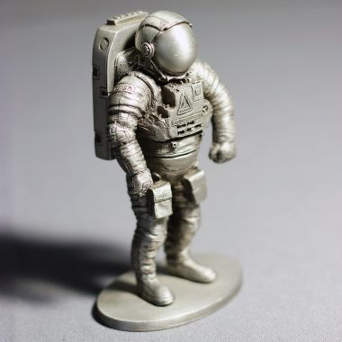Custom cast astronaut trophy  custom pewter figurine    Metal figurine award