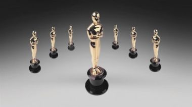 Oscar style award  trophy