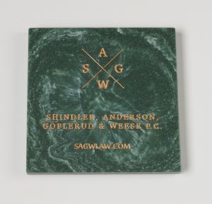 SSQ, Square, Stone, Marble, Cast, Tabletop, Moisture Protection, Drink, Beverage, Granite, Tile, Trip, Boardroom, Executive, Groundbreaking, Program, Corporate, Gift, Holiday, Donor, High End