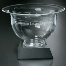 custom Crystal bowl trophy award