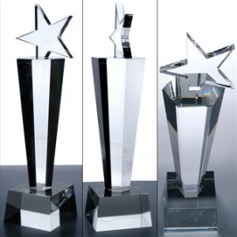 Custom Crystal star bespoke recognition award  
