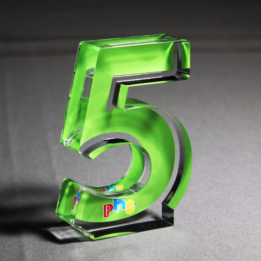 Custom replica numbers and alphabet letters for awards or displays